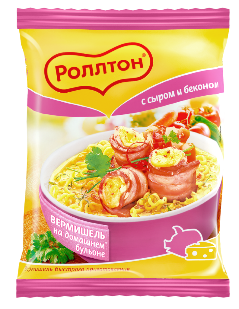 Вермишель на домашнем* бульоне с курицей - Rollton